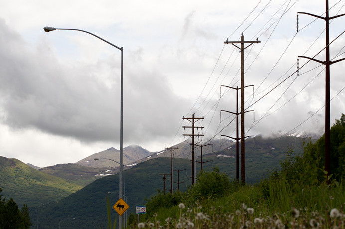 On the edge of Anchorage
