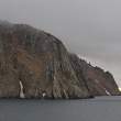 Sunrise at King Island in Bering Sea