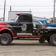 Fancy paint on sturdy truck, Nome.