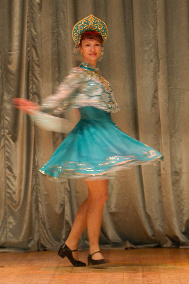 Dancer, cultural performance, Provideniya, Russia