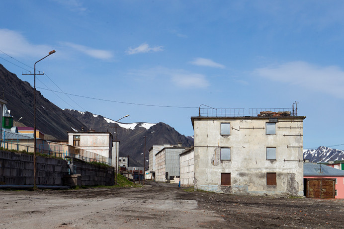 Main street, Provideniya, Russian Far East
