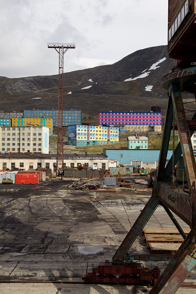 Provideniya dock area and buildings