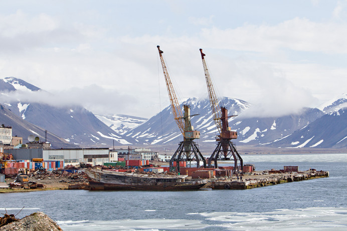 Provideniya dock equipment