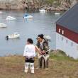 Drum dancers, Ammassalik (Tasiillaq), East Greenland