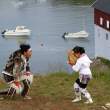 Drum dancers, Ammassalik (Tasiillaq), East Greenland