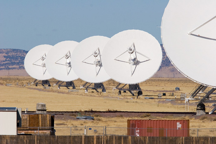 Radio antennas in the Very Large Array
