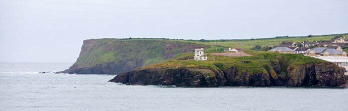Dunmore Head, entering Dunmore East harbour, Co. Waterford, Ireland