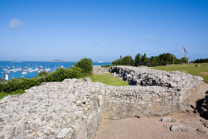 Harry's Walls, remnants of fort begun in 1551, Hugh Town, St. Mary's