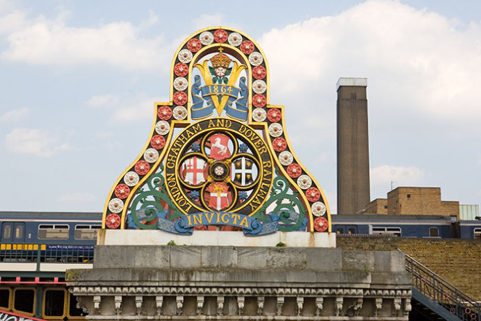 London Chatham and Dover Railway sign