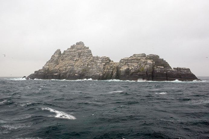 Little Skellig, home to many nesting gannets