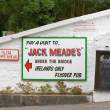 Sign to Jack Meade's Pub, Dunmore East, Co. Waterford, Ireland