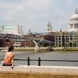 Millenium Bridge with St. Pauls in background