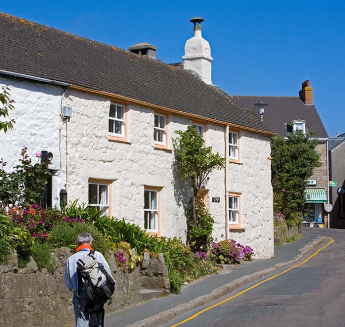 Street scene, Hugh Town, St. Mary's, Isles of Scilly