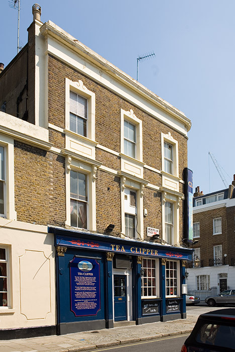 Tea Clipper pub from Montpelier Place