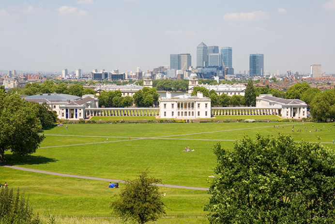 View north from Observatory Hill, Greenwich
