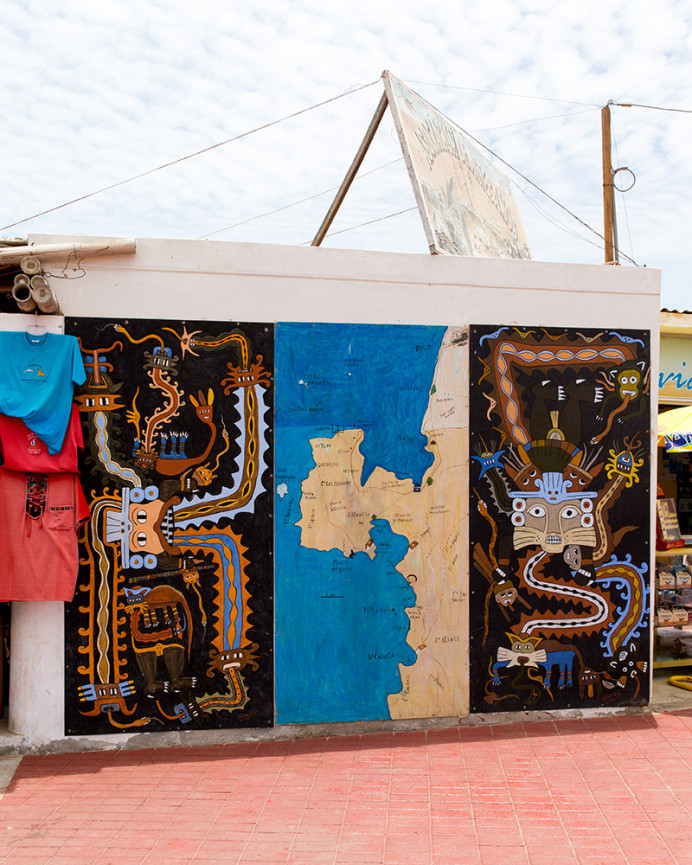 Tourist area south of Pisco.