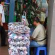 Vendor of cell phone covers. Guayaquil.
