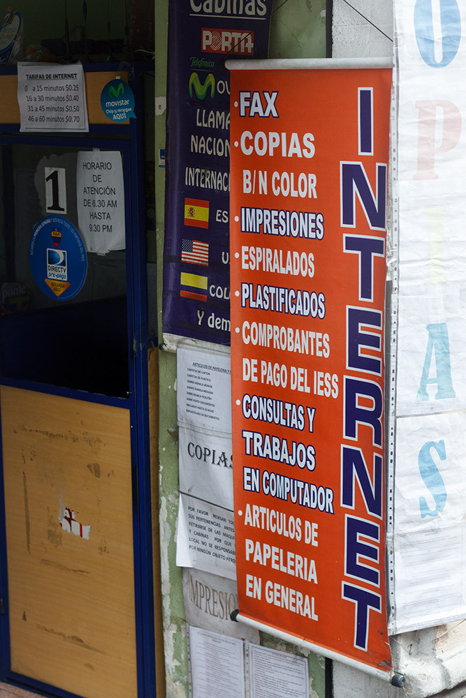 Internet! Quito.