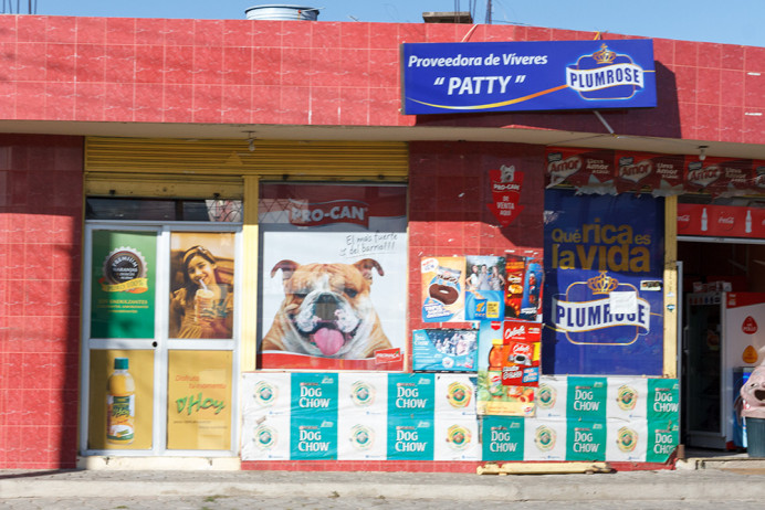 Patty - provider of food for humans and dogs. Quito.